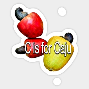 C is for Caju (Cashew) Sticker